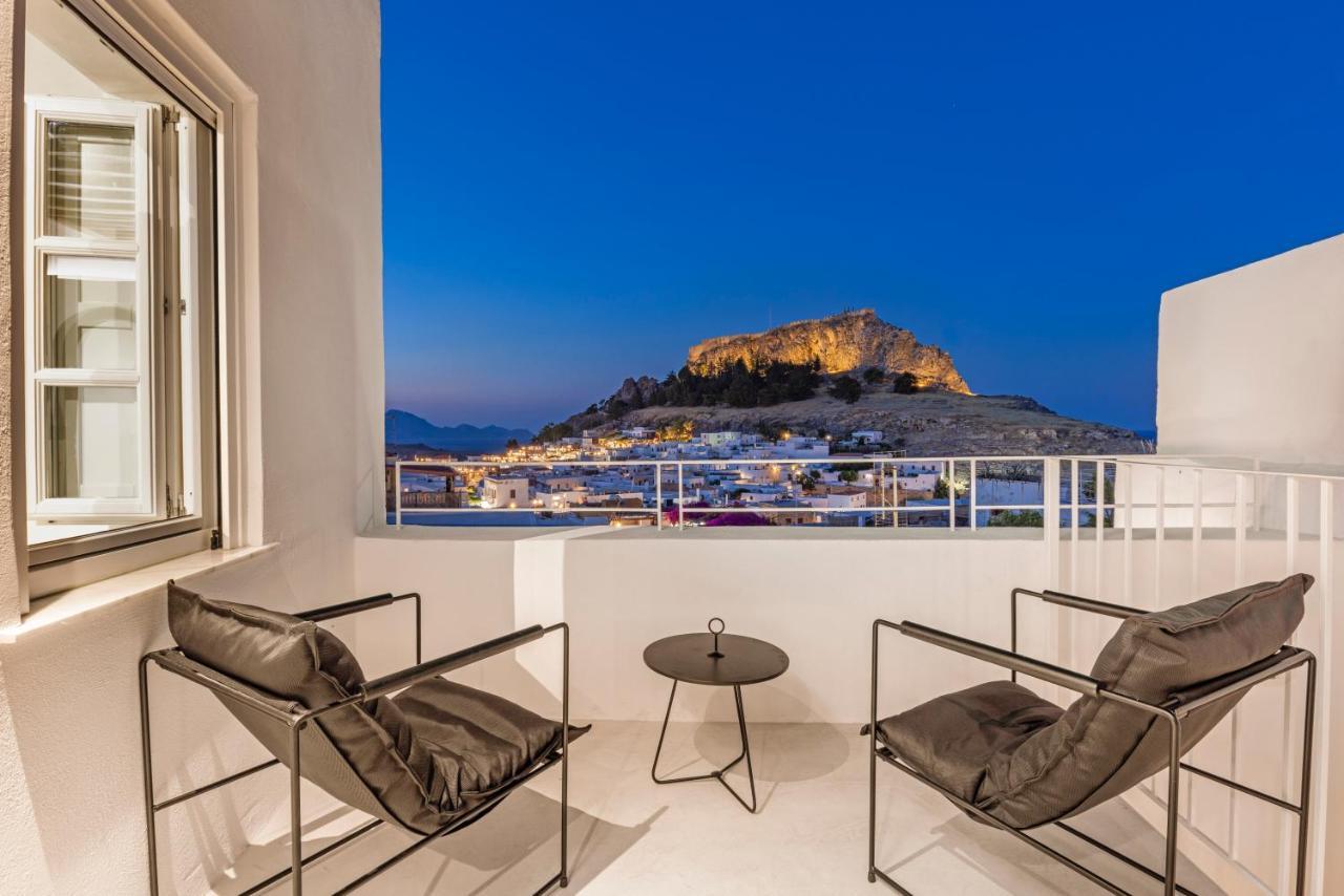 Peni Sol Superior Studios Lindos Exteriör bild